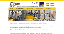 Desktop Screenshot of forklifttraininghampshire.co.uk